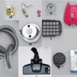 PRETTY BS 110 ELEKTIKLI SÜPÜRGE-KIRMIZI