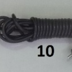 18.parça DARKY 1600 SEBEKE KABLOSU SIYAH (6,35CM)