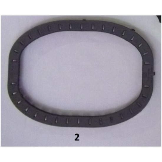 2.PARÇA ESTOVE UST PLASTIK CERCEVE SIYAH