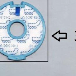 34.parça STARKY HSA 800 XL Q FILTRE (MAVI)
