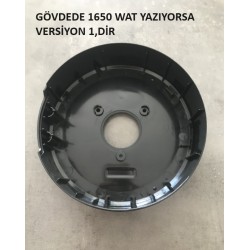8.parça TEMPER GOVDE ALT KAPAK SIYAH 1650WAT VERSİYON-1 8.parça TEMPER GOVDE ALT KAPAK SIYAH 1650WAT VERSİYON-1