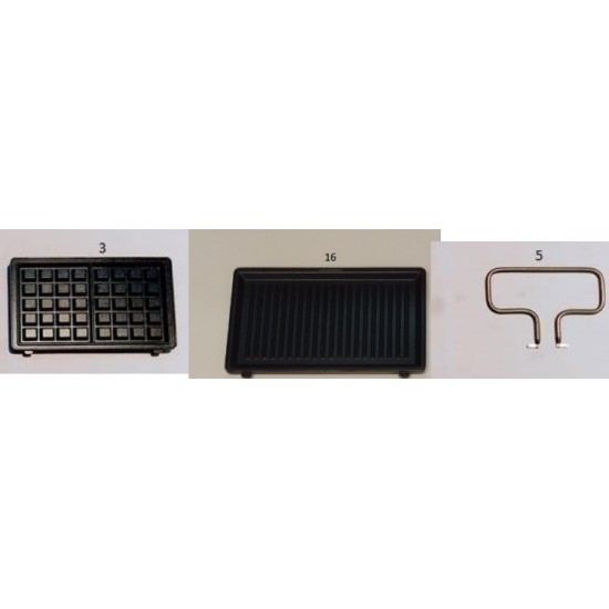 TM 5000 2 IN 1 Tost & Waffle Makinesi Kırmızı