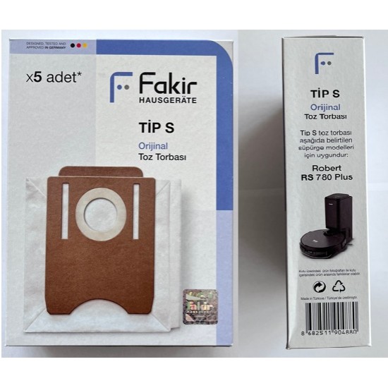 33.parça TOZ TORBA - TIP S 1 PAKETTE 5 ADET BEZ TORBA ÇIKIYOR